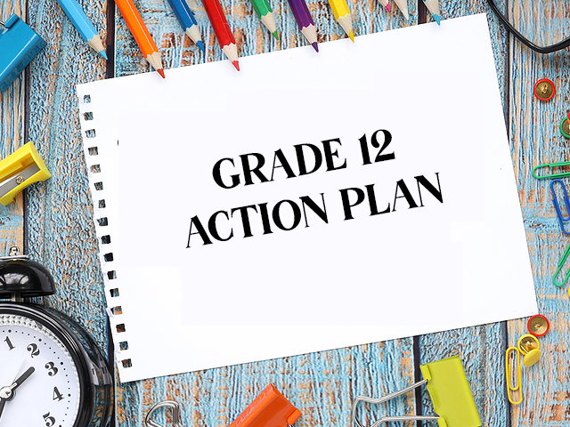 12th Grade Parental Action Plan